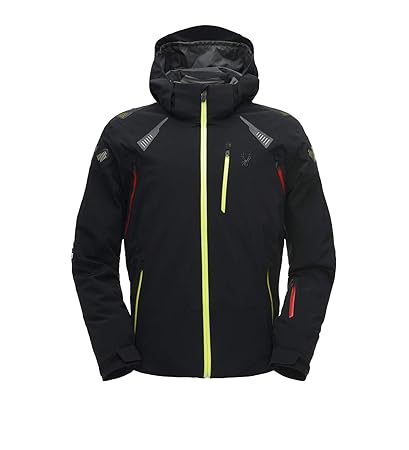 Spyder Pinnacle Herren Ski Jacke - schwarz