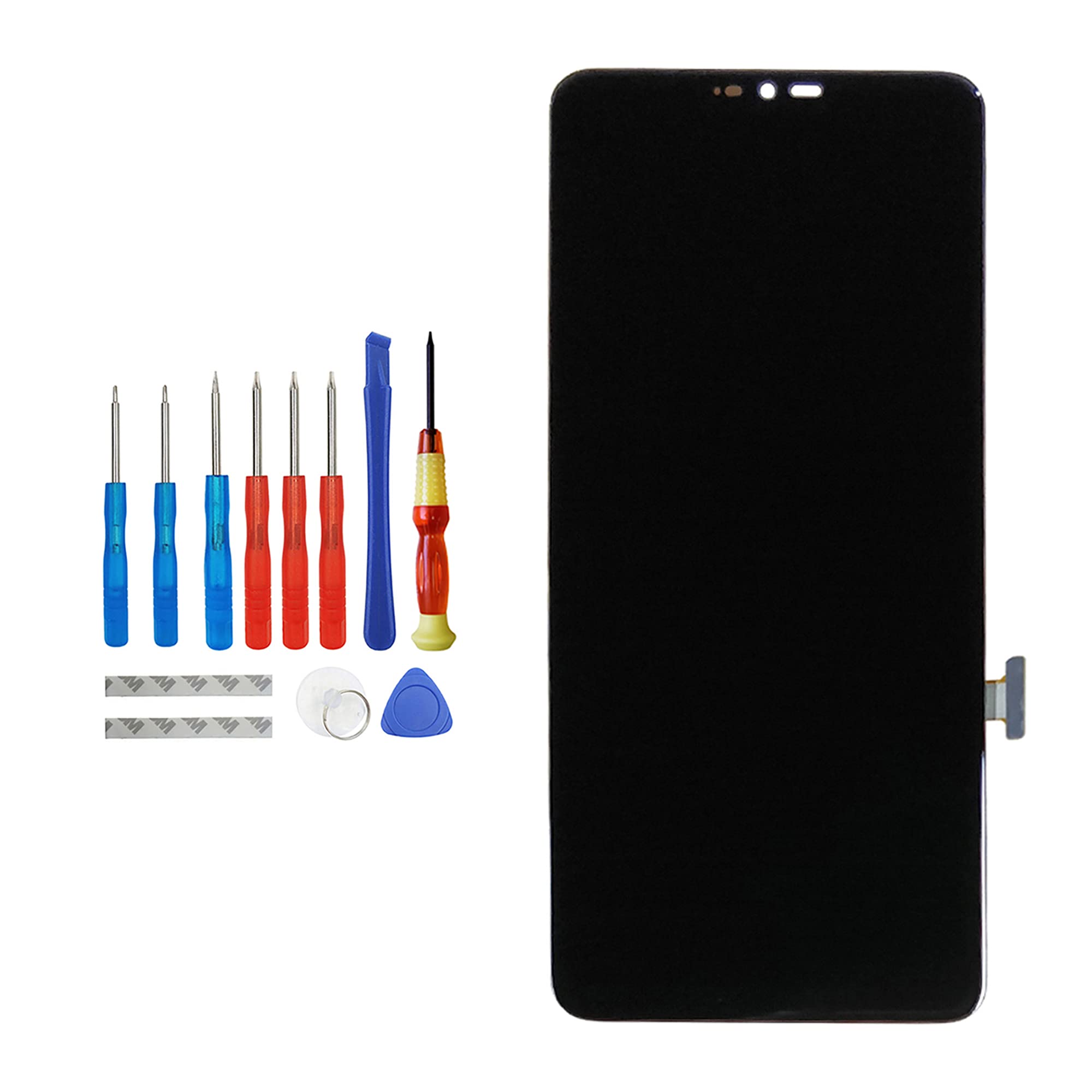 Vvsialeek LCD Display Compatible with LG G7 / LG G7 ThinQ G710EM G710ULM G710AWM LCD Touch Screen with Toolkit