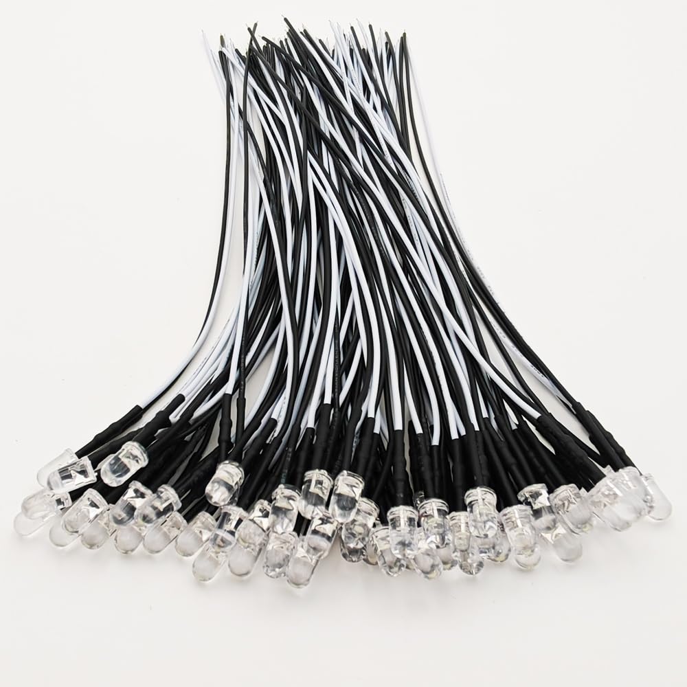 Gebildet 50pcs 3V-4.5V-5V-6V-7.5V-9V-12VDC 5mm