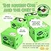 Peradix Money Bank Stealing Coin Cat Box Kitty Piggy Bank, Automatic Eating Coin Money Bank Saving Box Gift for Toddlers Children, English Speaking, Upgrade Green Color