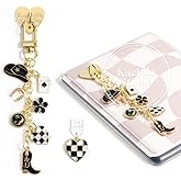 Kaciola Charm Chains for E-Reader with a Type C Charm, Cute E-reader Phone Charms Bracelets Accessories Gift for Reader Booklovers, Charms Compatible for E-Reader (E)