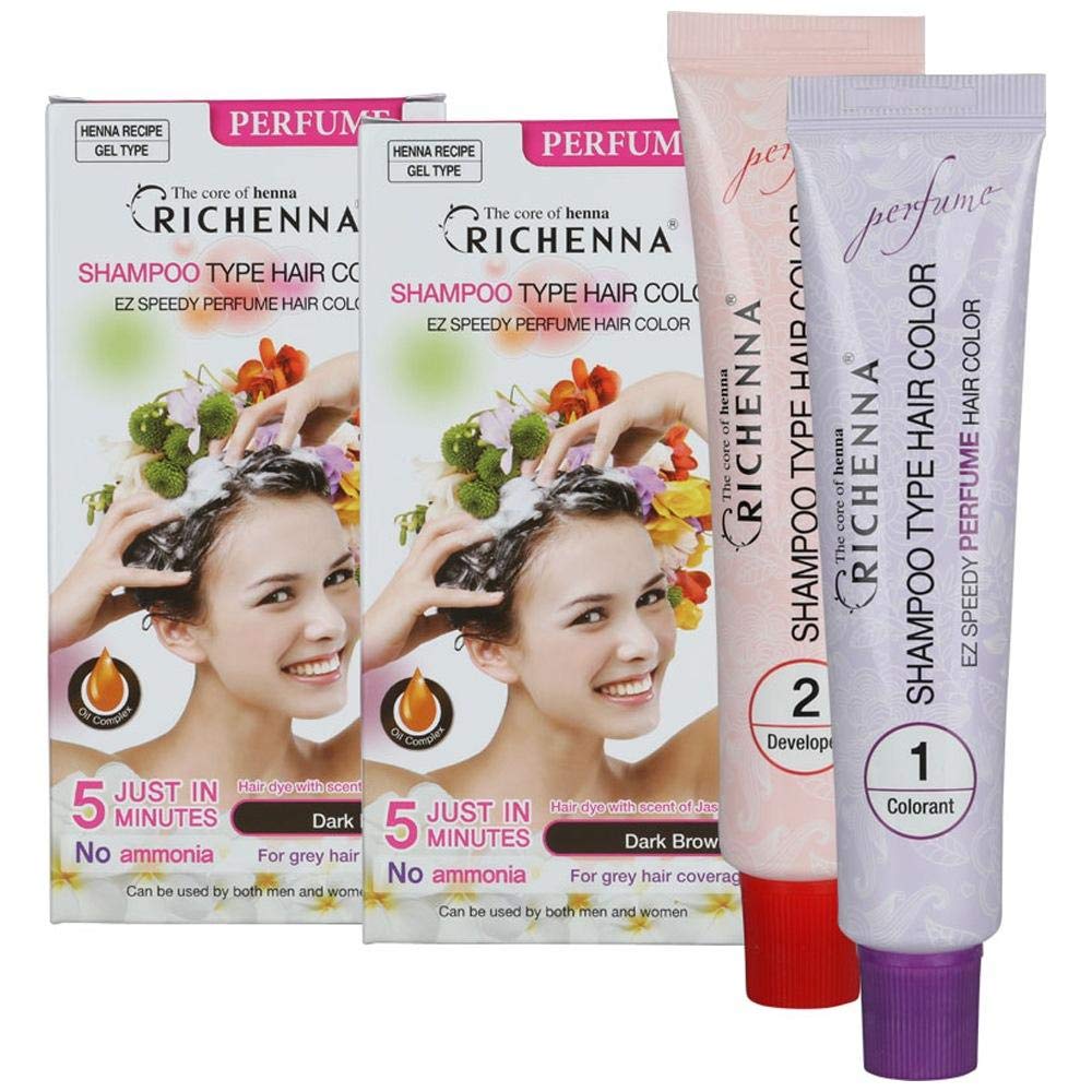 Buy Richenna Ez Hair Dying Speedy Perfume Shampoo Based Hair Color