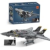 MISINI M8021 F-14 Tomcat Fighter Jet Building Blocks Set, 2453 Pieces Military Series Air Force Medium-Sized Practical 1:35 S