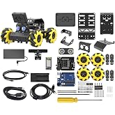 LewanSoul Robotic Kit for Arduino Robot Car AI Camera Vision Recognition Target Tracking Obstacle Avoidance, Programmable STEM Robot Gift for Ages 14 16+, Camera Robot Kit, miniAuto Standard Kit