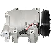 WFLNHB A/C Compressor Replacement for Nissan Rogue 2008-2013 CO 11200C | Replacement for 92610JM01C 92610JM01E, 2.5L, with Clutch