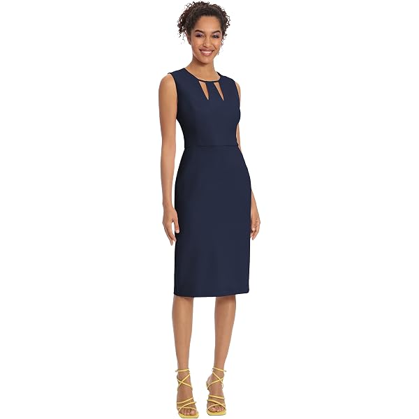 Amazon.com: Alex Evenings Women's Portrait Collar Dress with Full Skirt,  Pockets, and Tie Belt : Clothing, Shoes & Jewelry