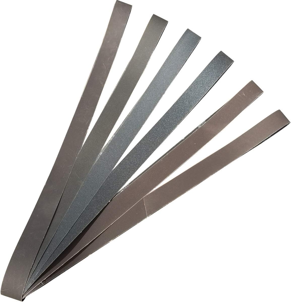 Sackorange 4 x 36 Inch High Performance Silicon Carbide Sanding Belts - Premium Knife Sharpening Sanding Belts Assortment 120 240 400 600 800 and 1000 Grits - 6 Pack - - 