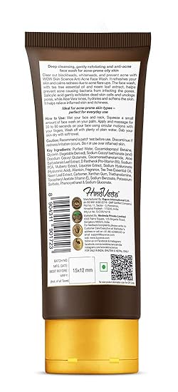 wow face wash for acne