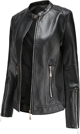 Leather Jacket Fashion PU Leather 