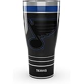 Tervis Traveler NHL St. Louis Blues - Night Game Triple Insulated Tumbler Travel Cup Keeps Drinks Cold & Hot, 30oz, Stainless Steel