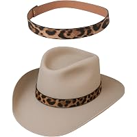 Amazon.com: Safari Hat Band Leopard Luxury Stretch 