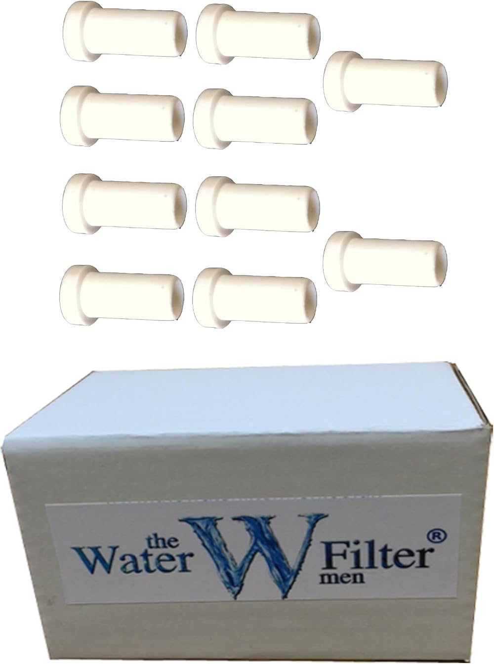 The Water Filter Men 1/4" 6mm Plastic Pipe Inserts Water Filter Tubing 10 Pack