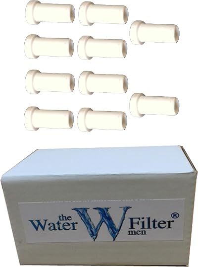 The Water Filter Men 1/4" 6mm Plastic Pipe Inserts Water Filter Tubing 10 Pack