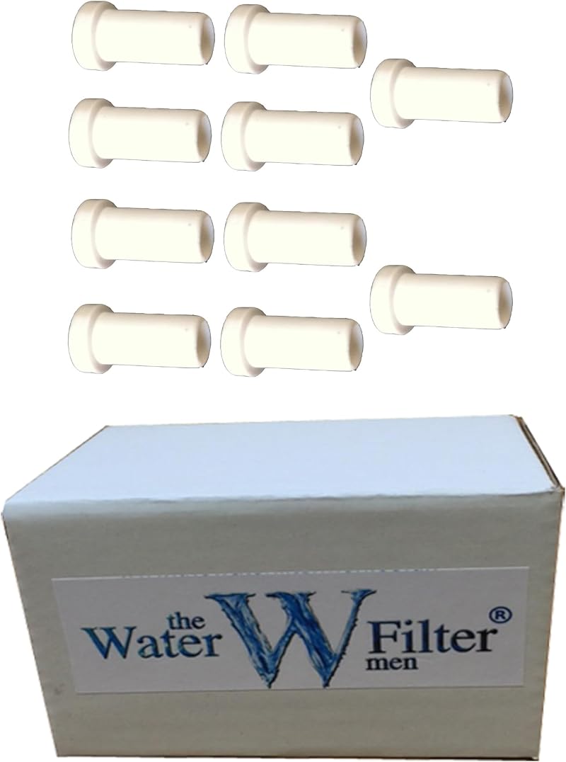 The Water Filter Men 1/4" 6mm Plastic Pipe Inserts Water Filter Tubing 10 Pack