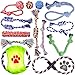 Dog Toys - Durable Dog Toys - Dog Rope Chew Toys - Rope Dog Toy - Tug of War Dog Toy for Large Breed - Small Breed Puppy Teething Toys - Washable Cotton Rope Dog Toy (Small Breed, 13, Count)