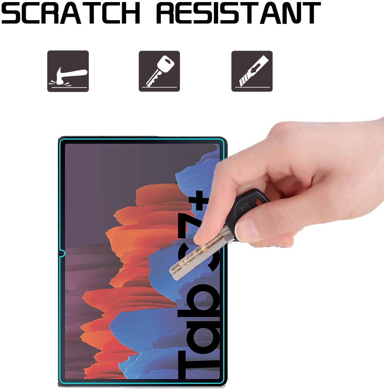 RLTech Screen Protector for Samsung Galaxy Tab S7+ - Image 4