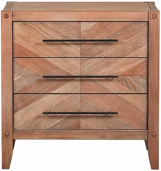 Amazon Com Coaster Home Furnishings Auburn White Washed Natural Finish Nightstand With 3 Drawers Furniture Decor