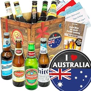 I love Australia – Bier der Welt – Geschenkbox Australien
