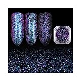 BORN PRETTY Chameleon Galaxy Nail Glitter Super Thin Sequins Powders Manicure.2734HQ