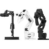 HIWONDER AI Robotic Arm Kit for LeRobot SO-ARM101 VLA Imitation Learning | Open Source 6DOF Robot Arm Embodied AI with 12 High Voltage Bus Servos AI Vision, Advanced Kit &amp; Assembled 3D Printed Part