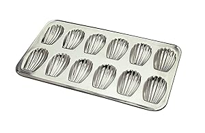 Gobel 12 Count Heavy Tinned Steel Madeleine Sheet Pan, Made in France
