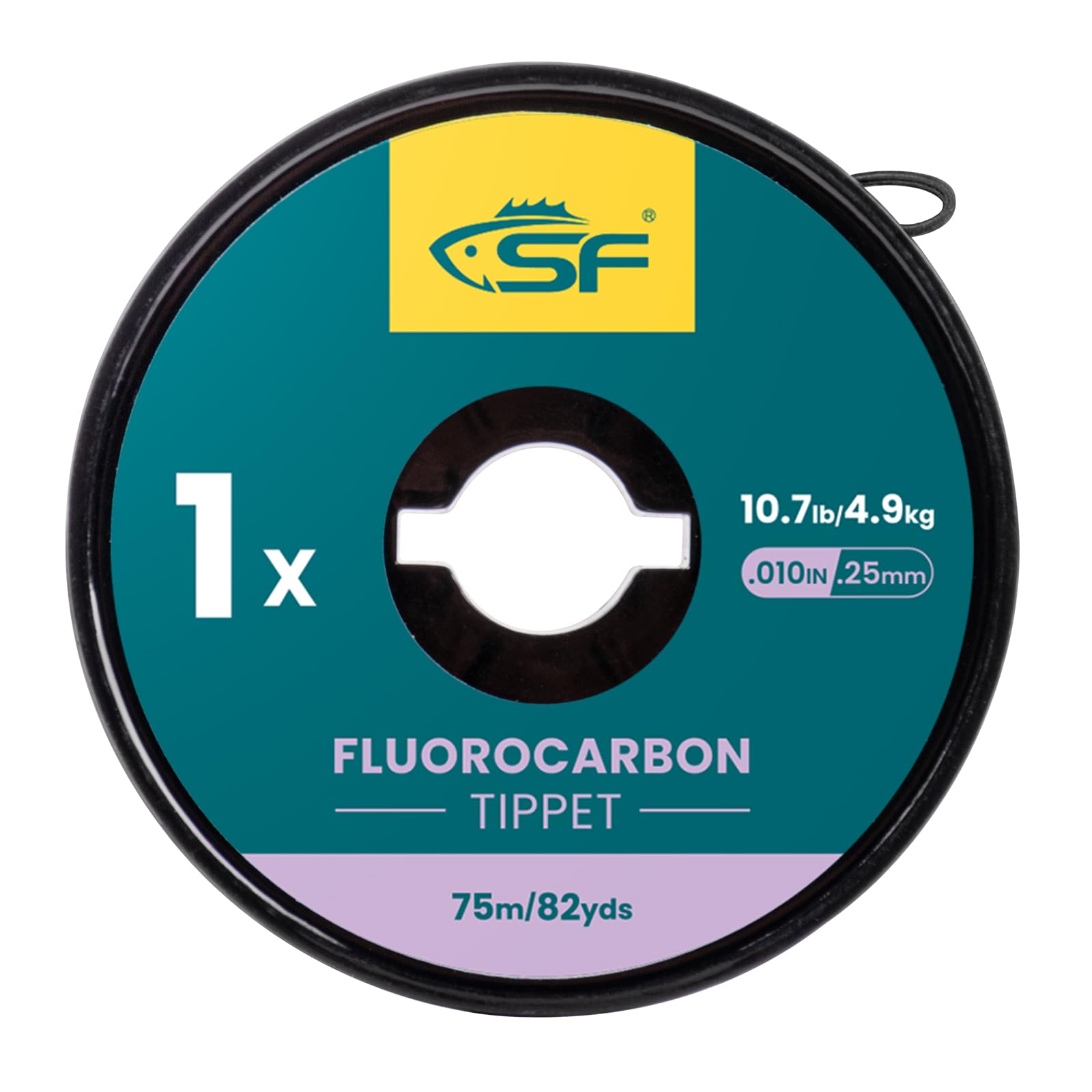 SF Clear Fluorocarbon Tippet Line Fly Fishing Tippets Leaders Trout Line 75M # 1X