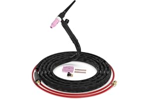 YESWELDER TIG Welding Torch WP-17V 13ft 150Amp 10-25mm² Air Cooled Lift TIG Torch, Compatible with YESWELDER FLUX-135 PRO/MIG