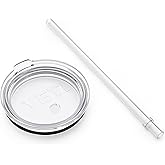 YETI Straw Lid for YETI Rambler 16 oz Pint, 20 oz Tumbler, 24 oz Mug, 25 oz Straw Mug, Shatter-proof and Dishwasher safe