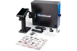 Goolsky Flysky Noble NB4+ Radio Transmitter with FGr4S V2 Receiver, 2.4GHz 8CH 3.5" Color IPS Touch Screen Remote Controller for RC Car Boat