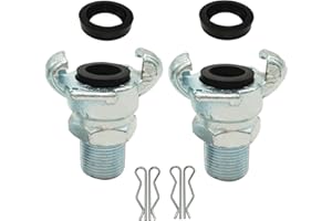 SAFBY NPT Iron Air Hose Fitting，Universal Coupling，Chicago Fitting (0.75, NPT Male)