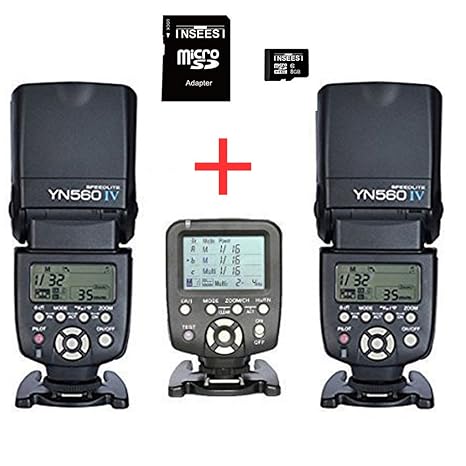 Yongnuo YN-560IV 2pcs flash inalámbrico Speedlite Kit + YN560-TX ...