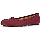 POYOIOR Tabi Shoes Women Split Toe Shoes Wide Width Ballet Flats Comfort Casual Work Shoes for Women Office