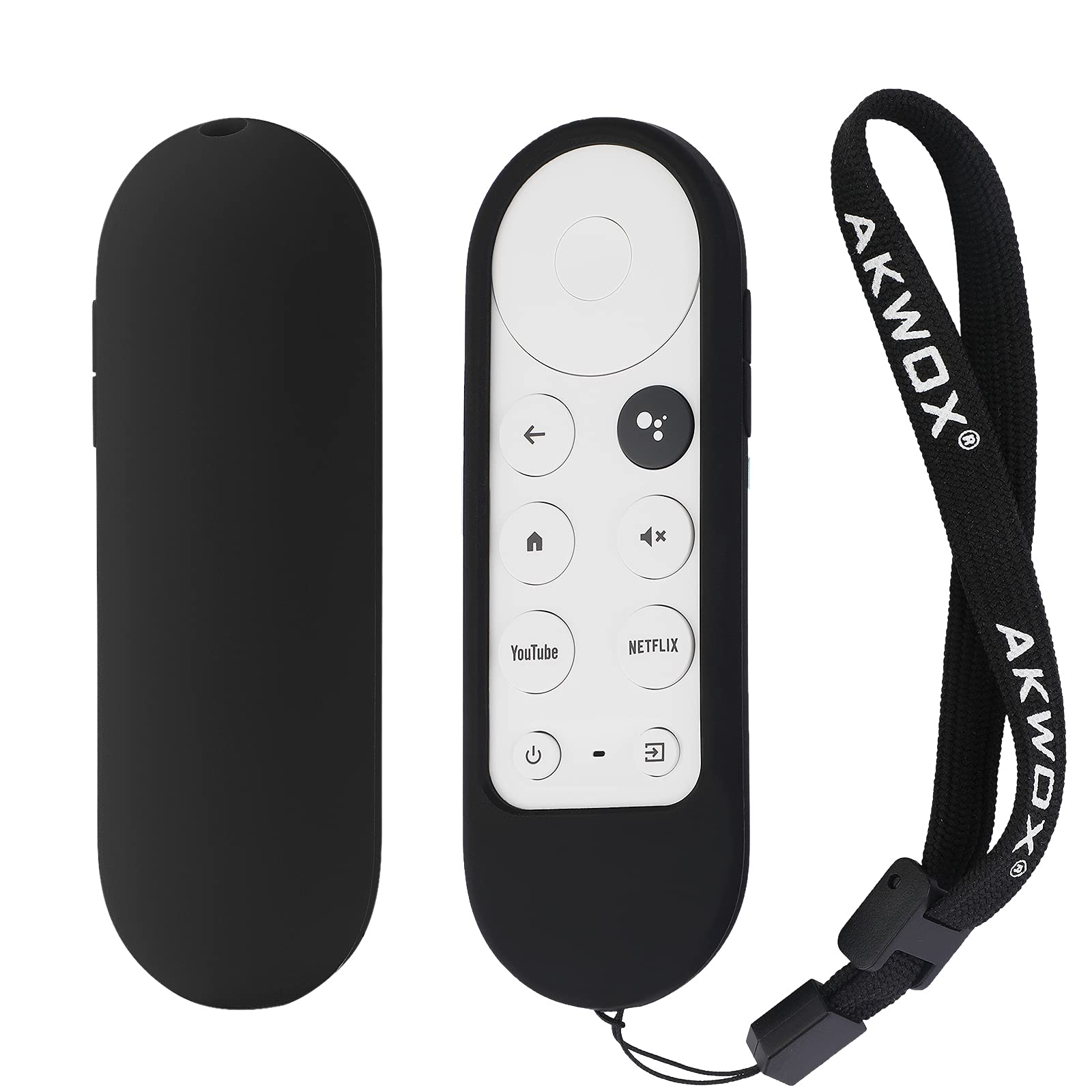 Akwox Black Silicone Case for Chromecast with
