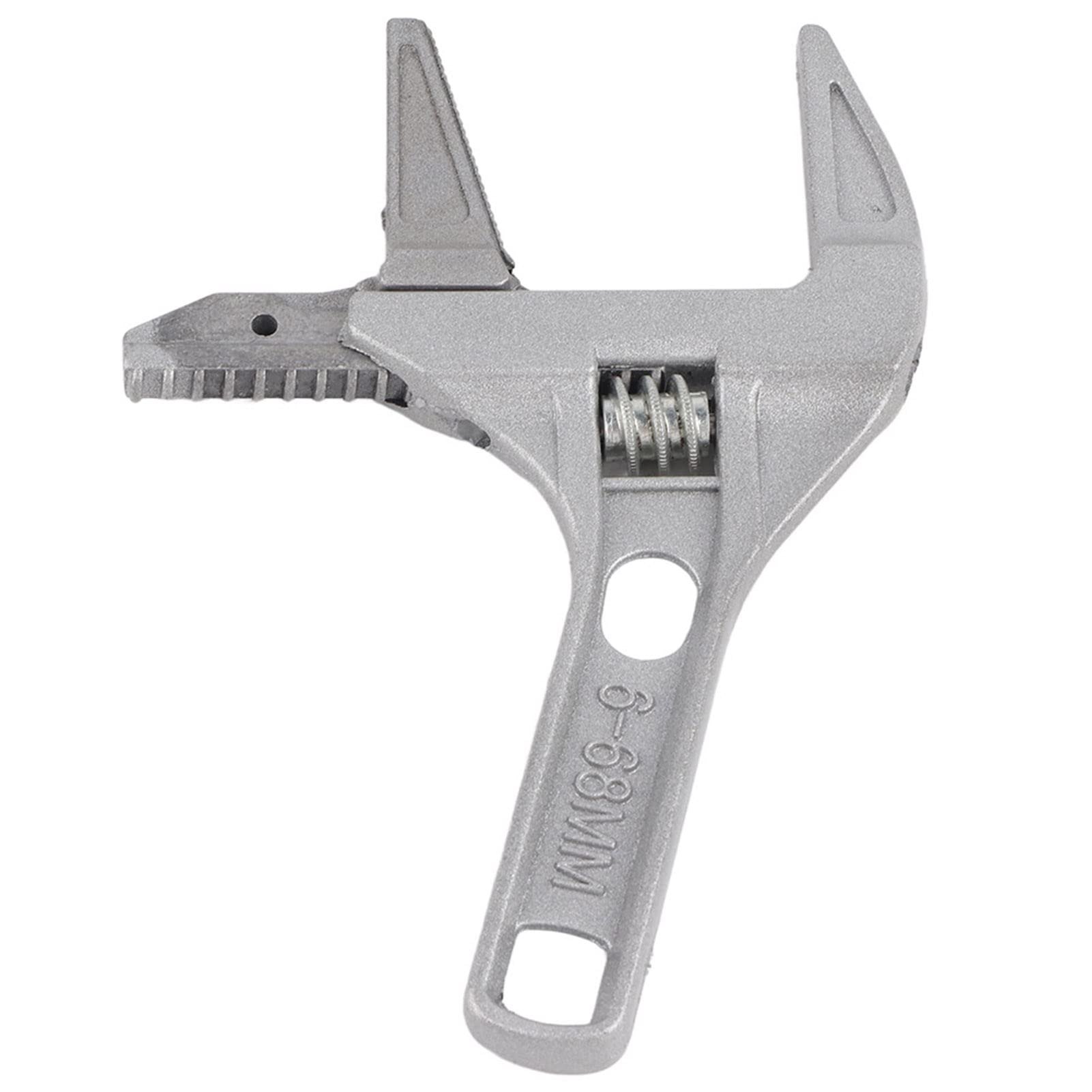 Large Open Bathroom Wrench, Adjustable Wrench Large Opening Bathroom Spanner Nut Repair Tools for Bathroom Washbasin Tube Nut, Adjustable Wrenches