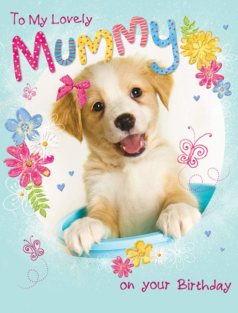 Piccadilly Greetings Traditional Birthday Card Mummy - 8 x 6 inches