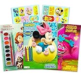 Disney Easter Coloring Books Super Set with Stickers (3 Books Featuring Minnie Mouse, Mickey Mouse, Sofia the First and More)