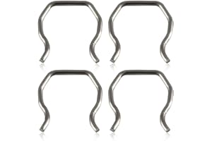 KPALAG 4PCS Fuel Injector Connector Clips, Plug Retainer Clips Compatible with Ford 6.0L Powerstroke Diesel 2003 2004 2005 2006 2007 2008 2009 2010 Replace#:W301222