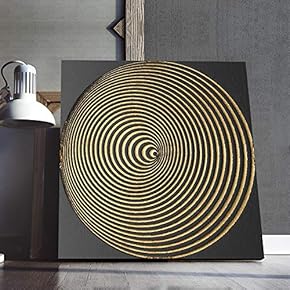 Canvas Wall Art Gold Abstract Painting Artwork...