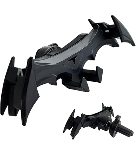 Support Lunettes De Soleil Voiture En Forme De Chauve-Souris - Clip Visière, Rotatif 360°