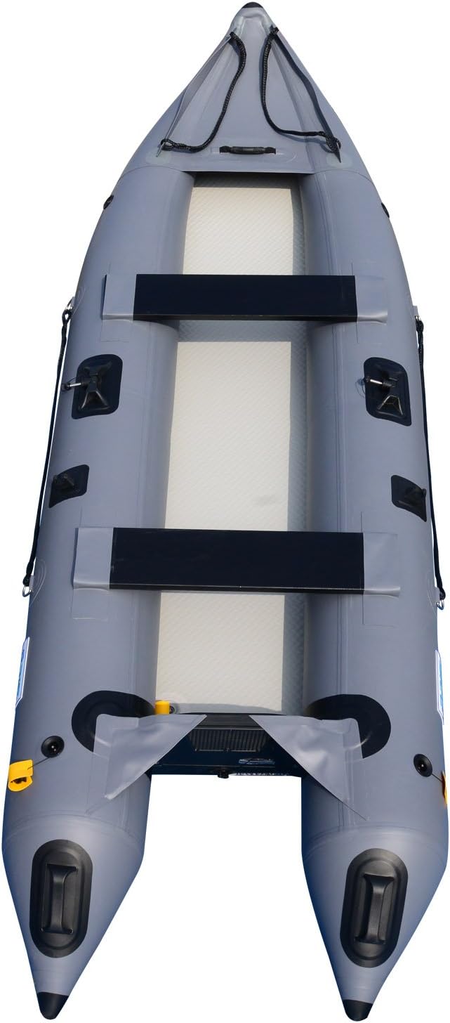 BRIS 12ft Inflatable Kaboat Inflatable Kayak Canoe Boat Fishing Tender