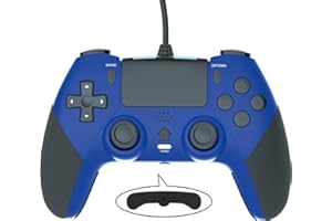 Wired Controller Gamepad for Playstation 4 with Advanced Programming Buttons Dual Vibration Shock Joystick Gamepad for PS4/PS