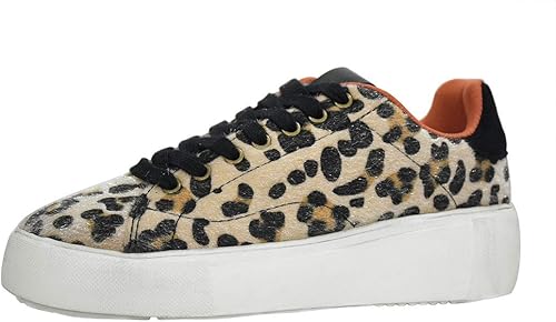 black and leopard tennis shoes