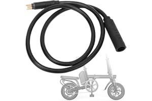 WATRIS VEIYI 9 Pin E-Bike Motor Extension Cable, Female to Male Electric Bike Wire, Waterproof E-Bike Cable Conversion Kit, Wheel Motor Extension Cable for E-Bike(1.5x600mm)