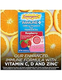 emergen-c + Sistema de Apoyo Inmunológico Suplemento dietético Bebida Mezcla Con Vitamina D,...