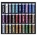 Star Craft Set of 30 Glitter Shaker Jars- Extra Fine Vibrant Multi-Color Loose Glitter- Home & School Crafts, Slime & Art, & Make Up for Body, Face, Lips, Eye, Nail, & Hair. Non-Toxic.