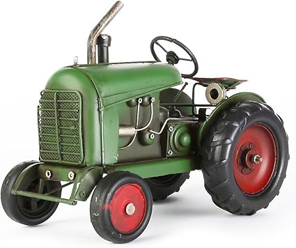 De chapa de colour verde claro y modelo gran tractor hecho a ...