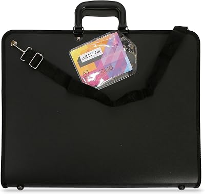ARTISTIK A3 Art Portfolio Case with Shoulder Strap Weather-Resistant Bag