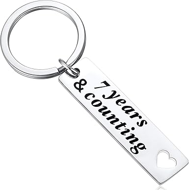 anniversary keyring for him