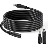 ELFCULB DC 8mm Male to Female Extension Cable 14AWG 10FT for Power Stations | DC7909 extension cable with stranded tinned copper wire for solar charging, RVs, and outdoor power systems.