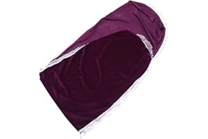 ERINGOGO Purple Velvet Guzheng Cover Dustproof Protective Tassel Cover for Guzheng Instrument Universal Fit Musical Instrumen